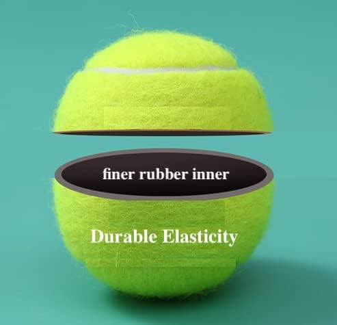 VIV Advanced Tennis Balls Bulk, 30/50/100 + Practice Pressure Ball Bouncing 53in High Durable; Official Size 2.5 in Pet Dog Balls; Tougher Tennis Ball for Dogs, Tennis Ball Training Machine, Walkers