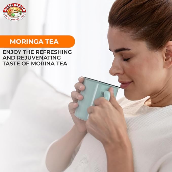 Angel Brand Moringa Tea Bags – 20 Tea Bags, Pack of 3 – Moringa Leaf Tea for and Refreshing Boost