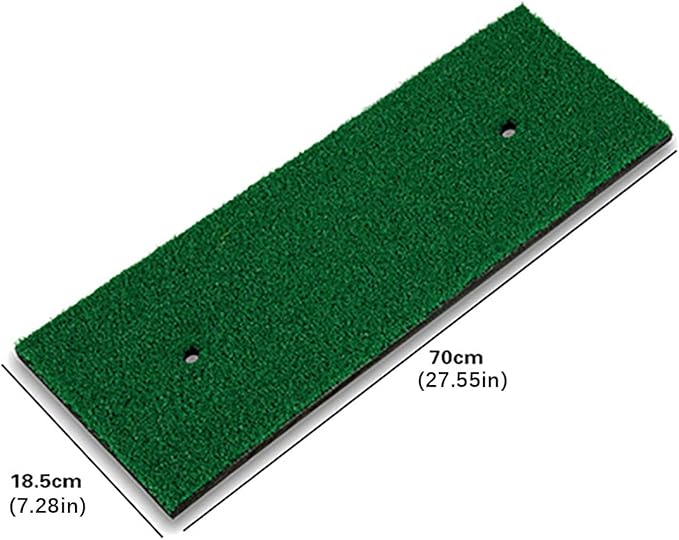 3D Cushioned Mini Golf Strike Mat - Durable Nylon Practice Pad for Indoor Outdoor Swing Training - Compact & Foldable for Easy Storage