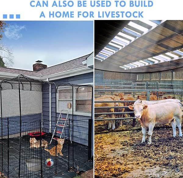 Golf Net,10Ft,15Ft,20Ft,25Ft, 30Ft, 40Ft Golf Practice Net,Sports Practice Barrier Net, Heavy Duty Ball Netting Golf Hitting Net, DIY Ball Net,Baseball Net Hockey Net and Chipping Net