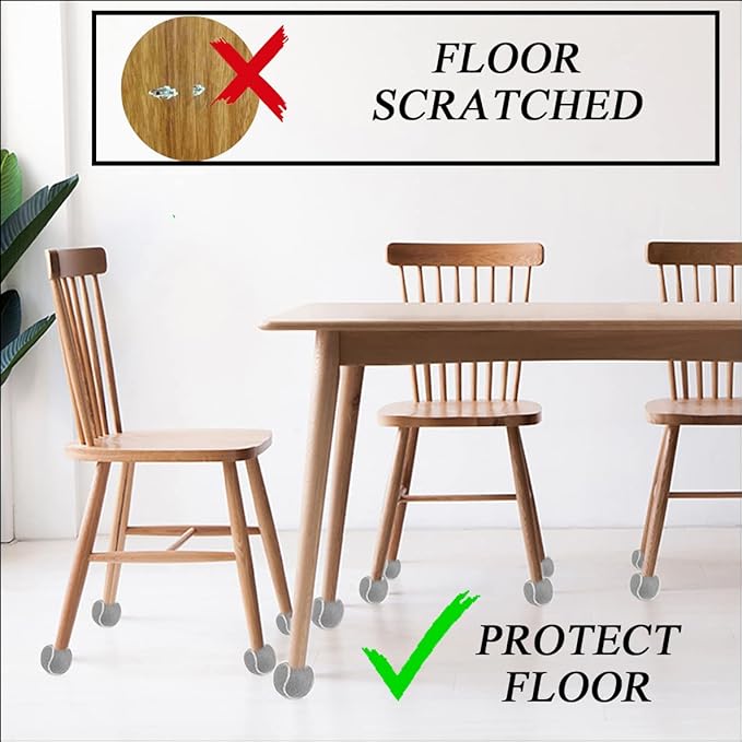 Triceratops Precut Walker Tennis Balls, Heavy Duty Long Lasting Tennis Balls - Fit for Most Chairs Desks Furniture Legs and Floor Protection, Easy to Install
