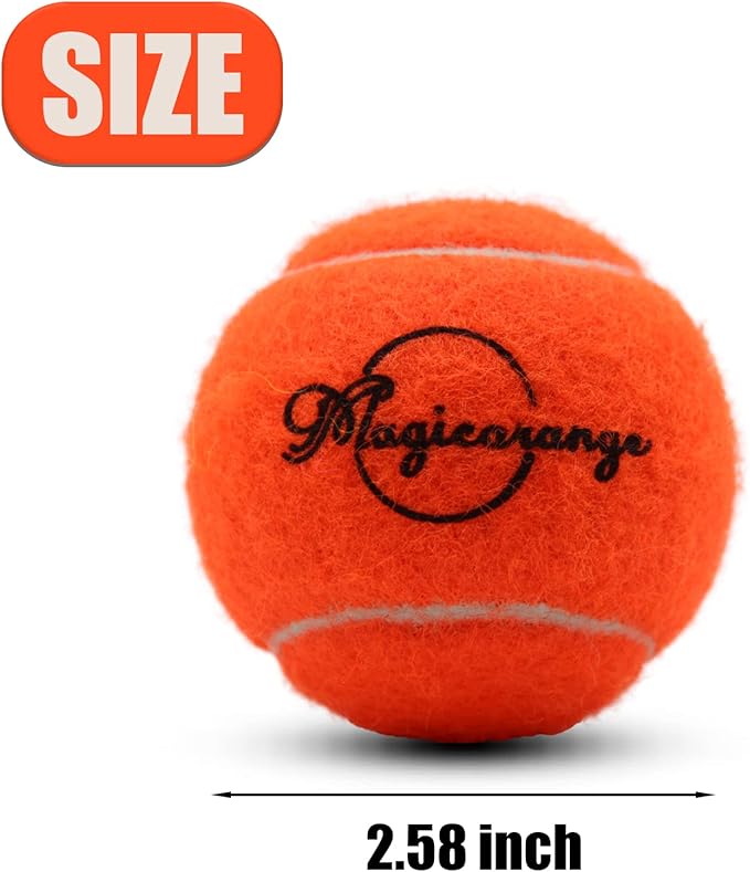 Magicorange Tennis Balls, 60 Pack Advanced Training Tennis Balls Practice Ball, Pet Dog Playing Balls,Good for Beginner Training Ball
