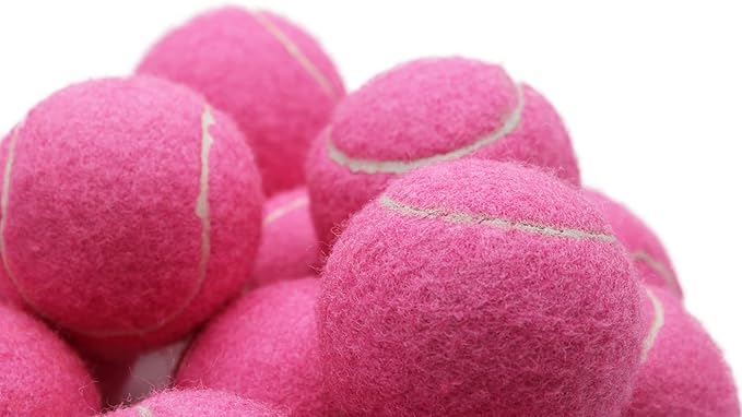 Tennis Balls, 18 Pack Training Tennis Balls Practice Balls with Mesh Bag for Easy Transport, Pet Dog Playing Balls, fit for Beginner Training Ball