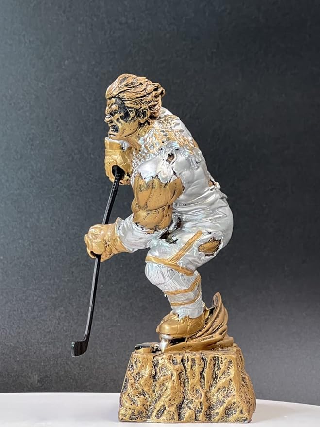 Monster Hockey Trophy - 6.50 inch Action Hockey Trophy with Custom Plate