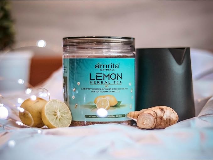 Amrita Naturals Hridya Shakti Herbal Tea Arjun Bark Instant Blend 250g x 2 Pack Caffeine Free Vegan Gluten Free No Artificial Additives Natural Plant Based Herbal Tea Powder