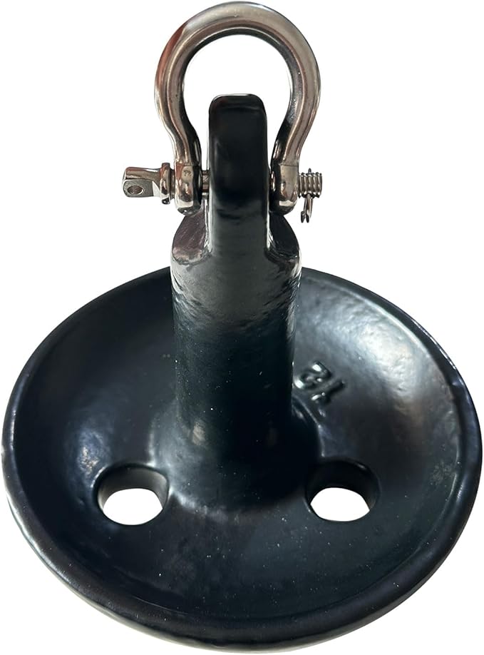 XIALUO Marine Mushroom Anchor Kit 12 lb Black PE Coated Kayak Anchor Accessories with 50 ft Rope for Fishing Kayaks, Canoe, Jet Ski, SUP Paddle Board and Small Boats