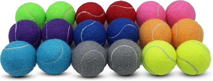 Tennis Balls, 90 Pack Bulk Tennis Balls Training Tennis Balls, Dog Tennis Balls, Tennis Balls for Dogs Bulk
