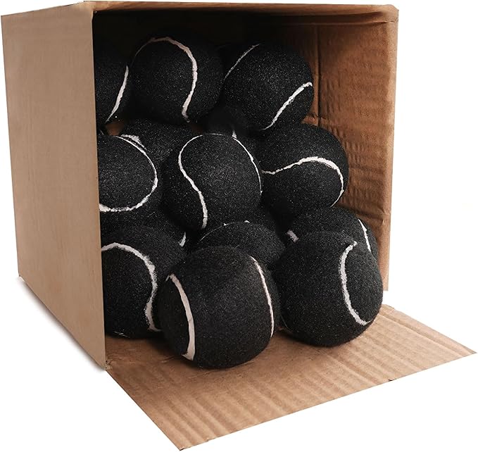 GKK 27 Pack Tennis Balls,Training Tennis Ball Pressure-less Practising Bulk Tennis Balls for Youth/Beginners/Pet Dogs High Altitude Playing Balls