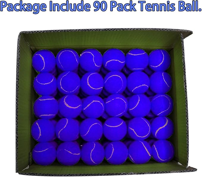 Tennis Balls, 90 Pack Bulk Tennis Balls Training Tennis Balls, Dog Tennis Balls, Tennis Balls for Dogs Bulk