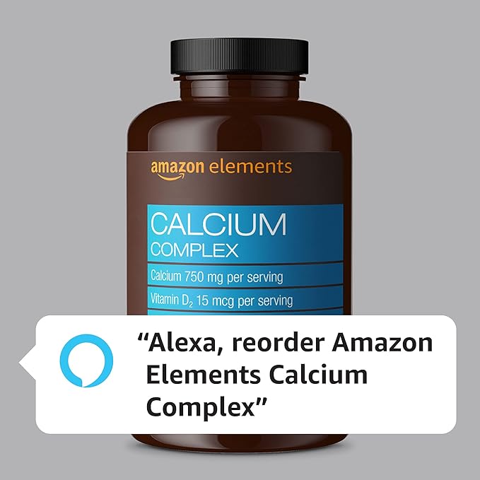 Amazon Elements Calcium Complex, 195 Capsules
