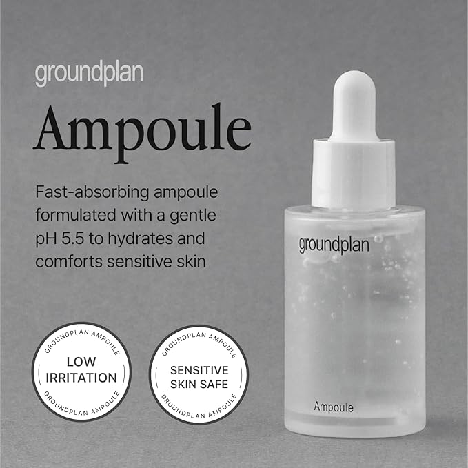 Ampoule 1.35 fl oz – Lightweight Hydrating Serum with Panthenol, Witch Hazel Water & Amino Acid Complex, pH 5.5 Moisture Balance for Sensitive Skin