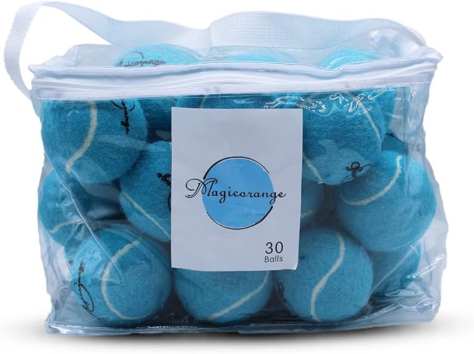 Magicorange Tennis Balls, 30 Pack Advanced Training Tennis Balls Practice Ball, Pet Dog Playing Balls,Good for Beginner Training Ball