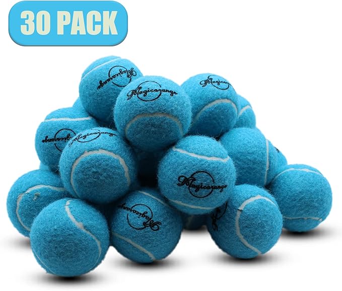 Magicorange Tennis Balls, 30 Pack Advanced Training Tennis Balls Practice Ball, Pet Dog Playing Balls,Good for Beginner Training Ball