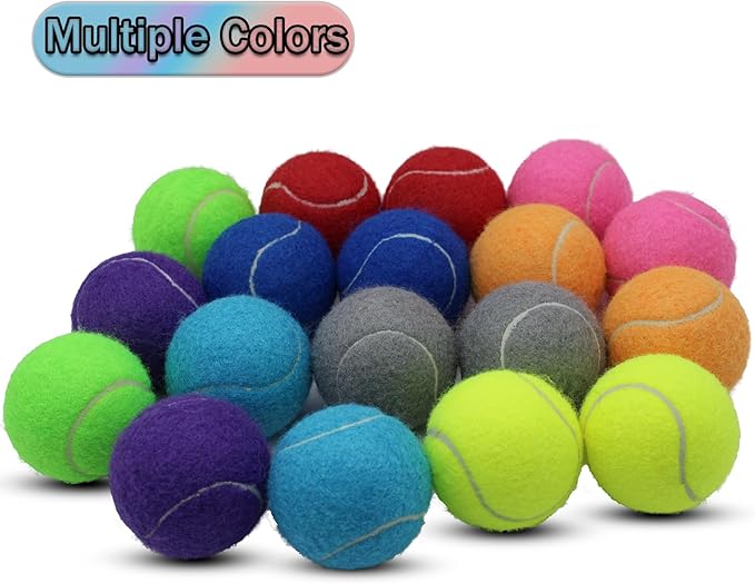 Tennis Balls, 90 Pack Bulk Tennis Balls Training Tennis Balls, Dog Tennis Balls, Tennis Balls for Dogs Bulk