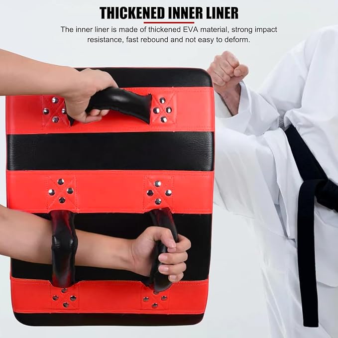 Taekwondo Kick Pad EVA Muay Thai Pads MMA Karate Kick Boxing Strike Curved Arm Pad Focus Shield