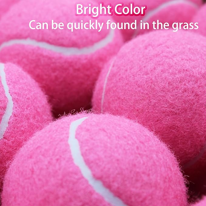 Tennis Balls, 40 Pack Training Tennis Balls,High Elasticity Practice Tennis for Beginner, Exercise Playing Balls for Pet Dog