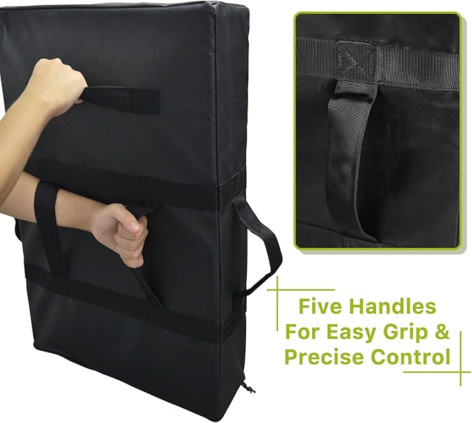 Blocking Pad, Blocking Pad for Football Basketball Training,Football Blocking Shield Football Tackle Pad Dummy Football Training Hitting Pads with Five Handles,Two Options