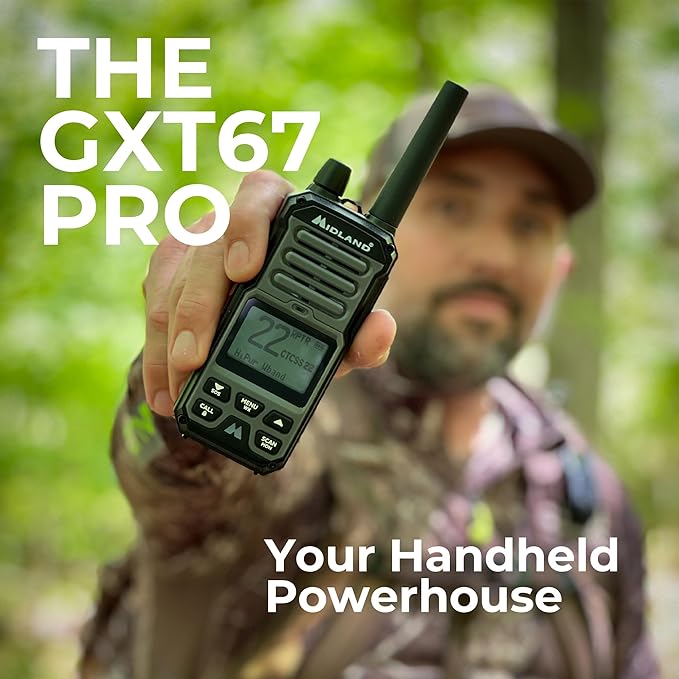 Midland GXT67 Pro GMRS Two Way Radio