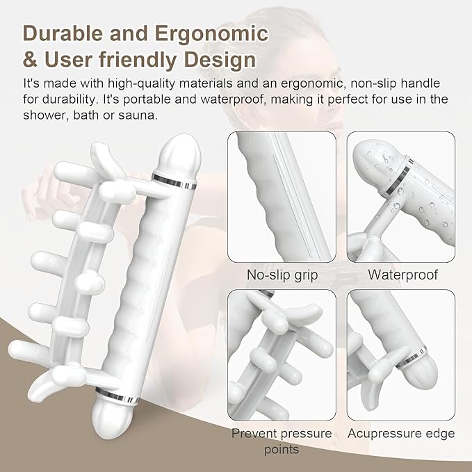 Fascia Massage Tool Blaster for Cellulite,Trigger Points Massage Tools,Neck Back and Shoulder Message Stick & Cellulite Massager,Gifts for Women Men