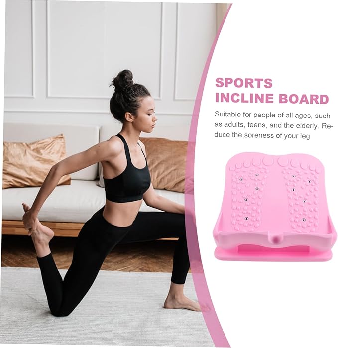 VICASKY Calf Stretch Board Non-Slip Surface Portable Adjustable Board for Calf Stretching and Ankle Flexibility Home Fitness Tool for Exercise and Rehabilitation