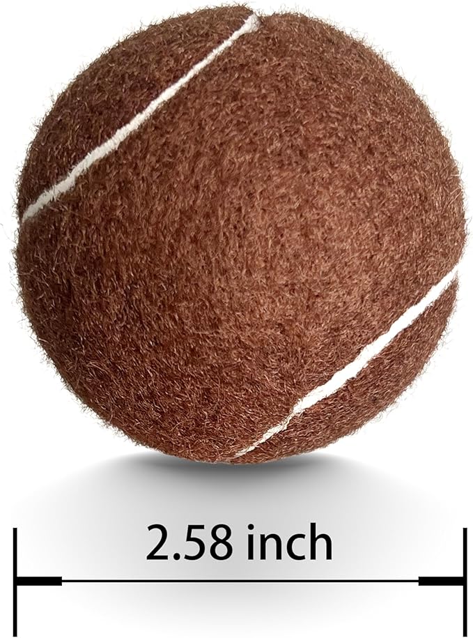 Tennis Balls, 12 Packs Practice Tennis Balls for Beginner, Training Playing Tennis Balls for Dogs, Come with Mesh Carry Bag