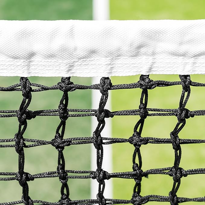 VERMONT Tennis Net – Championship Quality, Heavy-Duty HDPE | 42ft Doubles or 33ft Singles | 4 Thickness Options (2mm–3.5mm)