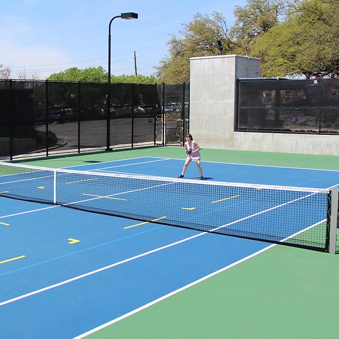 PROGOAL 100mm Heavy Duty Aluminum Tennis Net Posts - Full Aluminum Alloy Construction with Built-in Turbo Winder for Permanent In-Ground Installation - Includes Anchor Sockets for Concrete or Soil