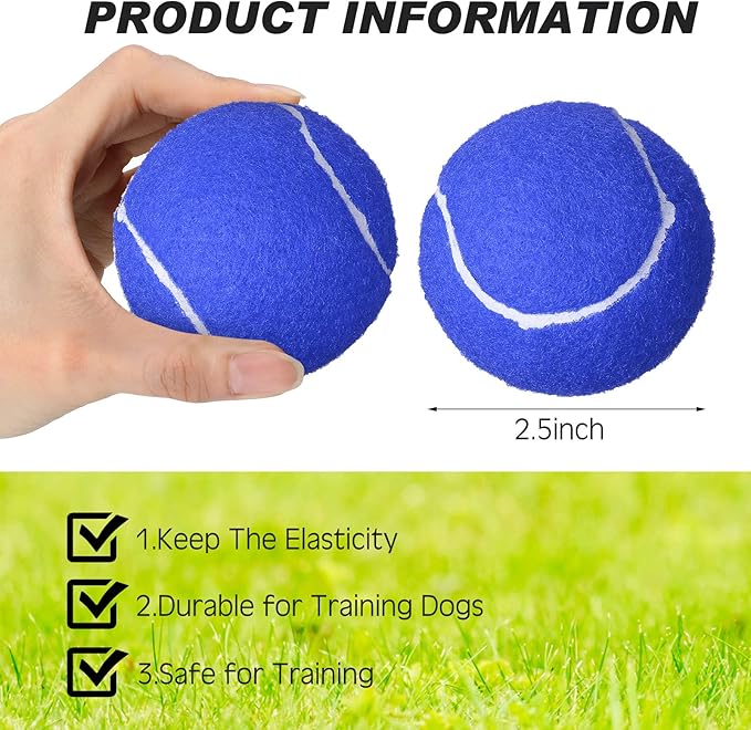 Vinsot 48 Pcs Standard Pressure Tennis Balls Bulk, Training Tennis Balls Practice Playing Balls for Player Beginner Youth Training Sports Ball, 2.5 Inch