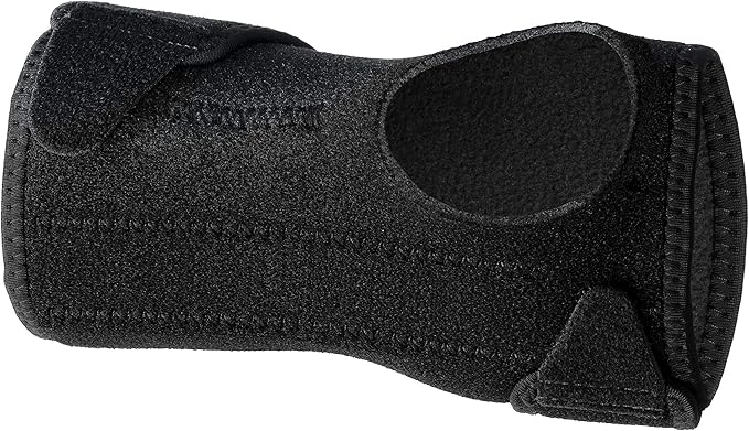 MUELLER Sports Medicine Reversible Wrist Brace with Splint, for Men and Women, Black, One Size