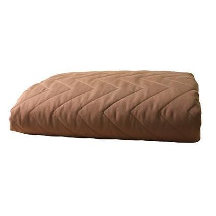 Microfiber Quilted Massage Blankets by NRG - Massage Table Blankets - Color Chocolate - 60" x 84" - 100% Microfiber, Double Brushed - Ultra Soft, Warm & Comfortable - Machine Washable