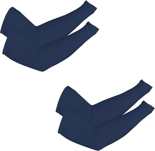 PFFY 2 Pairs UV Protection Cooling Arm Sleeves for Men and Women UPF 50 Sun Sleeve