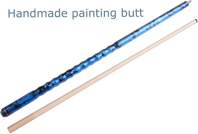 58" Pool Cue/Pool Stick Ergonomic Design Hardwood Canadian Maple 13mm Tip 18-21oz Billiard Cue B1SN