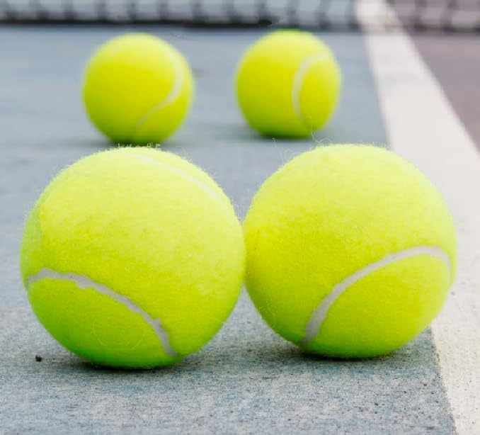 VIV Advanced Tennis Balls Bulk, 30/50/100 + Practice Pressure Ball Bouncing 53in High Durable; Official Size 2.5 in Pet Dog Balls; Tougher Tennis Ball for Dogs, Tennis Ball Training Machine, Walkers