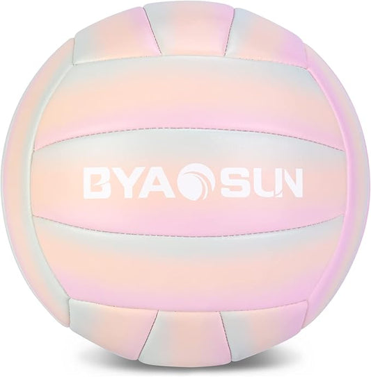 Soft Official Volleyball for Indoor Outdoor Beach, Size 5 Training Volleyball for Beginner Teenager Adult…