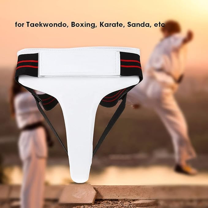 Women Groin Guard, Female Athletic Pelvic Cup, Women Taekwondo Groin Guard, Boxing Karate Jockstrap Sanda Crotch Protector for Taekwondo Boxing (M)