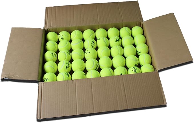 Magicorange Tennis Balls, 120 Pack Bulk Tennis Balls Pressureless Tennis Ball, Pet Dog Playing Balls, Good for Beginner Training Ball