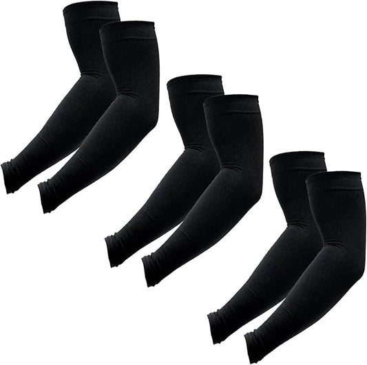 PFFY 2 Pairs UV Protection Cooling Arm Sleeves for Men and Women UPF 50 Sun Sleeve