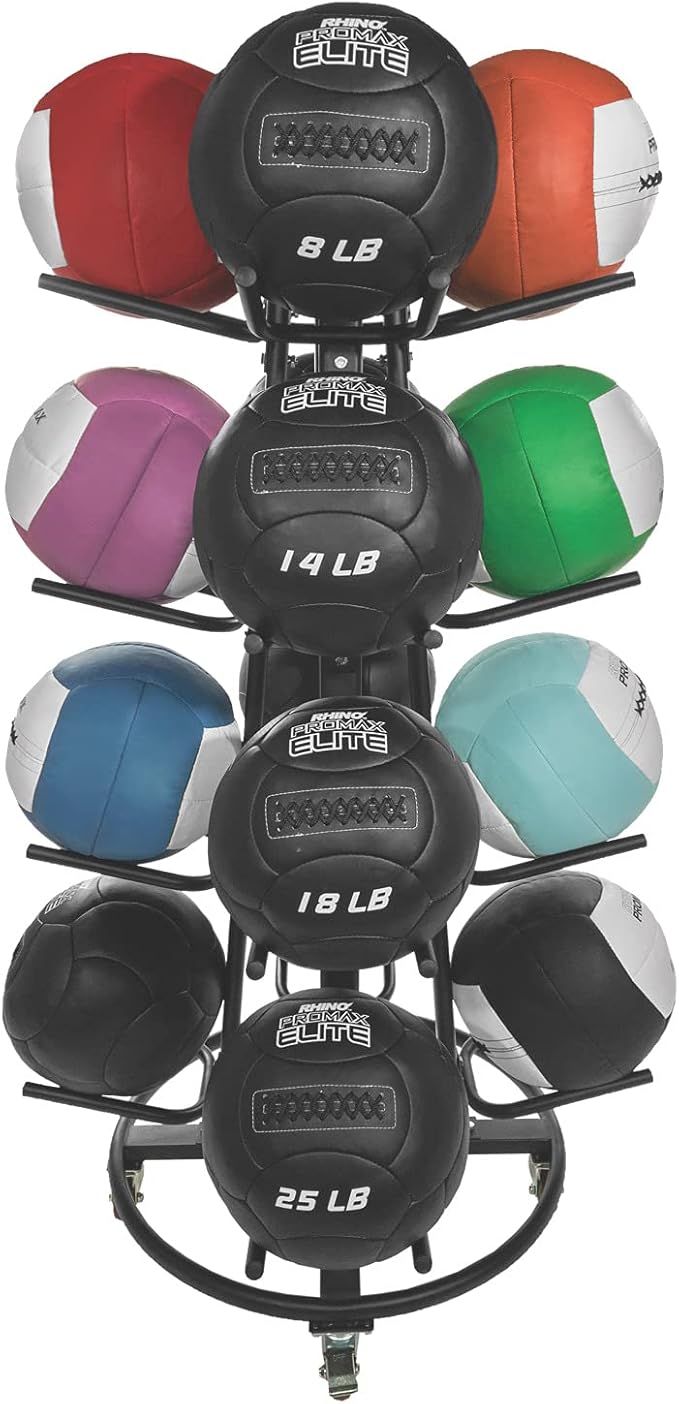 Champion Sports Medicine Ball Storage – Durable Trees & Racks, Multiple Styles, Sizes & Color Options for Organizing Medicine Balls in Home Gym or Fitness Facility