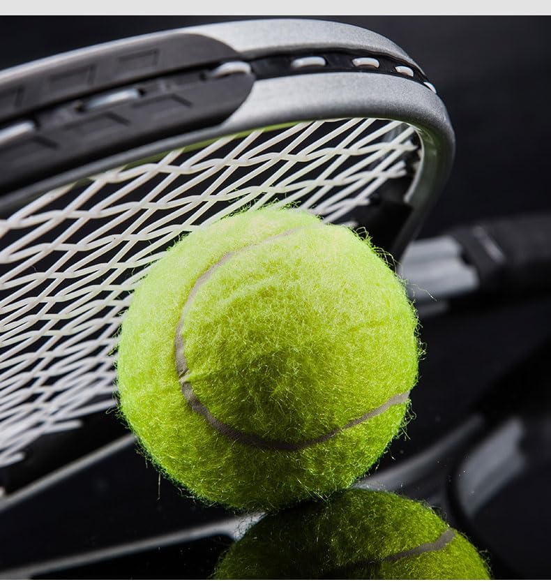 VIV Advanced Tennis Balls Bulk, 30/50/100 + Practice Pressure Ball Bouncing 53in High Durable; Official Size 2.5 in Pet Dog Balls; Tougher Tennis Ball for Dogs, Tennis Ball Training Machine, Walkers
