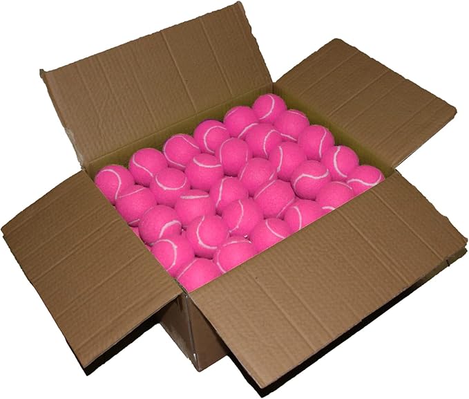 Tennis Balls, 90 Pack Bulk Tennis Balls Training Tennis Balls, Dog Tennis Balls, Tennis Balls for Dogs Bulk