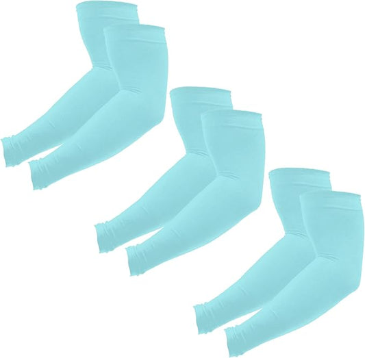 PFFY 2 Pairs UV Protection Cooling Arm Sleeves for Men and Women UPF 50 Sun Sleeve