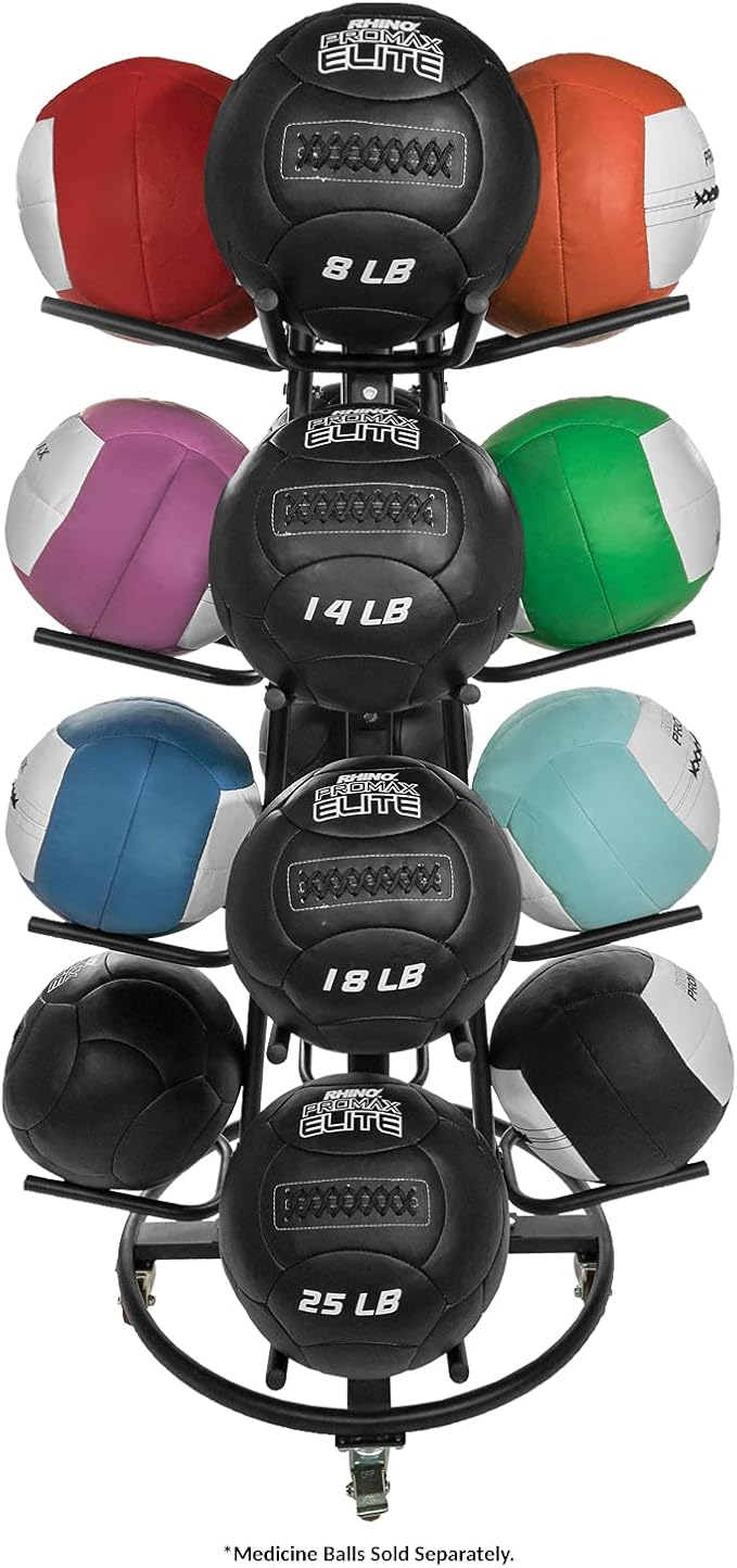 Champion Sports Medicine Ball Storage – Durable Trees & Racks, Multiple Styles, Sizes & Color Options for Organizing Medicine Balls in Home Gym or Fitness Facility