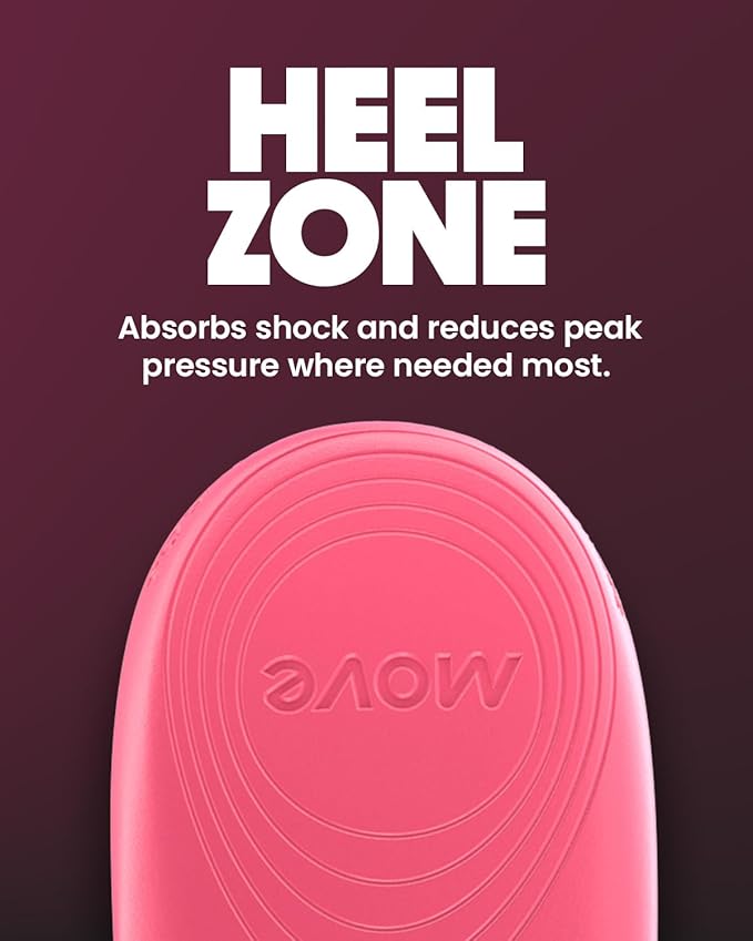 MOVE Baseline - All-Purpose Insoles - Sock Liner - Ultra Thin Shock Absorption - Maximum Freedom of Movement and Energy Return for Cleats, Shoes, Running, Basketball, Baseball (M14-14.5/WM15.5-16)
