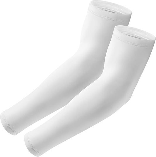 Arm Sleeves, UV Sun Protection Sports Non Slip Compression Cover for Men/Women