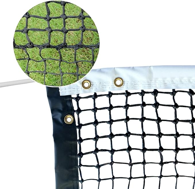 ProGoal Tennis Net 42FT Professional Heavy Duty Nylon Net, Compatible with All Standard Tennis Posts, Included Indoor Outdoor Court