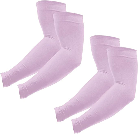 PFFY 2 Pairs UV Protection Cooling Arm Sleeves for Men and Women UPF 50 Sun Sleeve
