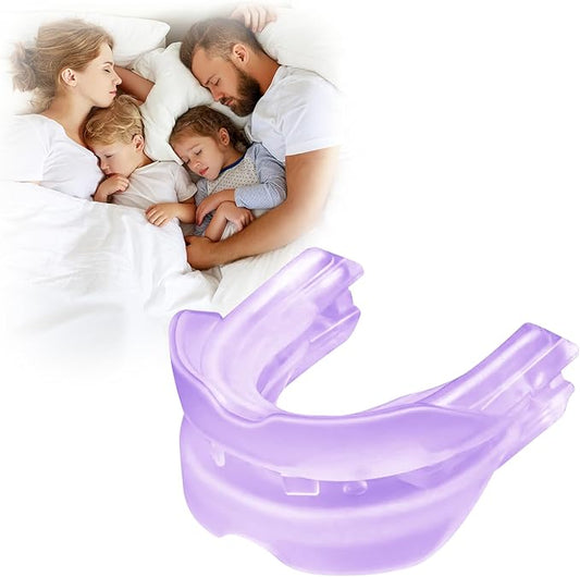 Mouth Guard for Clenching Teeth at Night, Professional Anti-Grinding Mouthpiece, Relieves Bruxism & Tooth Clenching, Custom-Fit Design with Sanitary Storage Case-5651