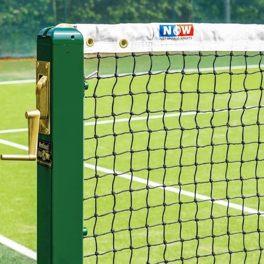 VERMONT Tennis Net – Championship Quality, Heavy-Duty HDPE | 42ft Doubles or 33ft Singles | 4 Thickness Options (2mm–3.5mm)