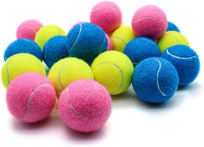 Magicorange Tennis Balls, 21 Pack Advanced Training Tennis Balls Bulk Practice Balls, Come with Mesh Bag for Easy Transport, Good for Beginner Training Ball