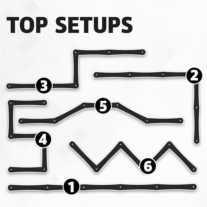 The Snake Trainer - Lightweight Stickhandling Training Tool - Hockey Training Equipment for Puck Control, Reaction Time and Coordination - Portable, Durable and Adjustable